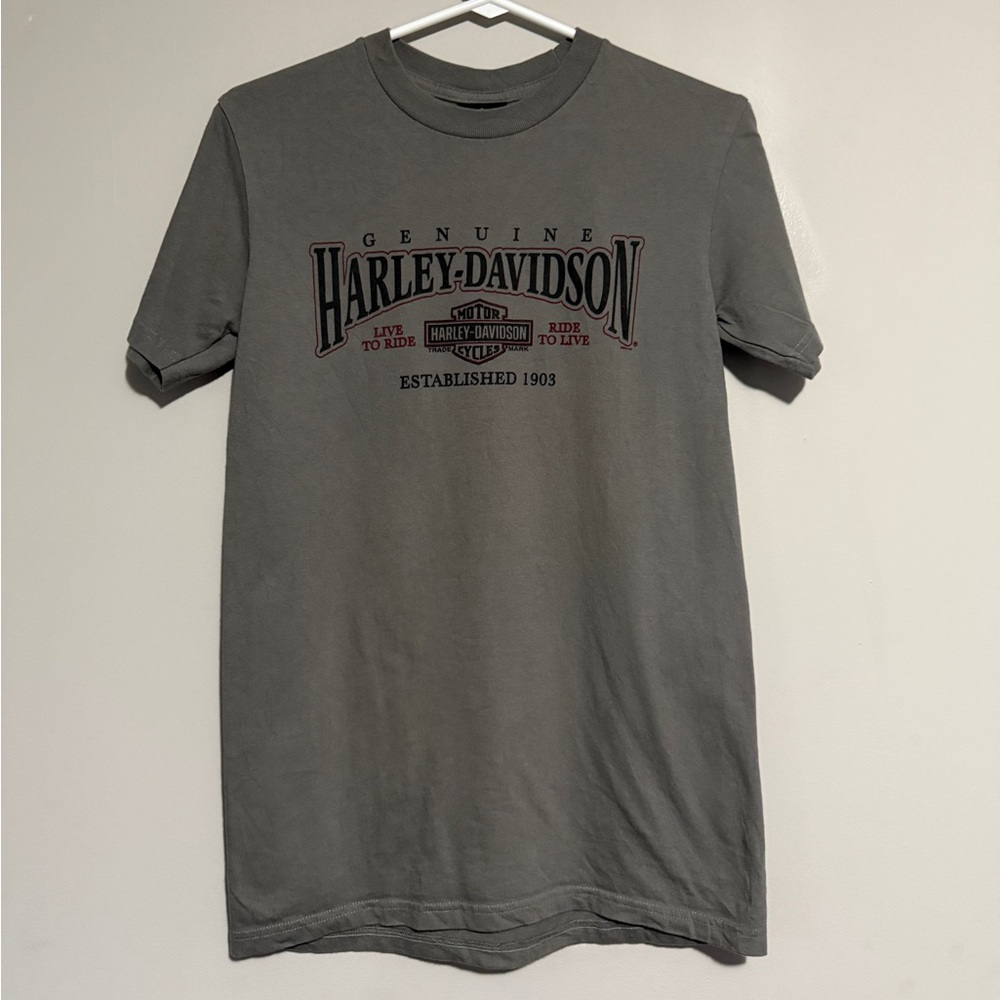 Harley-Davidson Charcoal Short Sleeve Tee